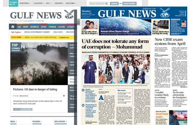 Gulf news social media image